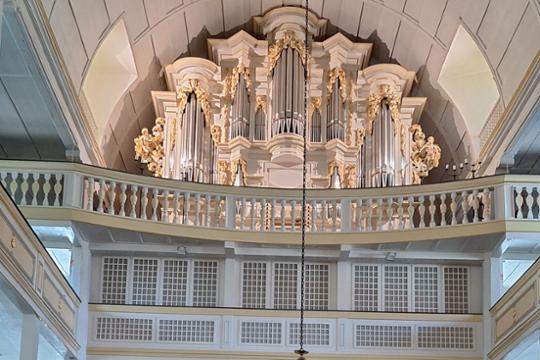 Wender en Steinmeyer orgel Bachkirche Arnstadt. Foto: ICP