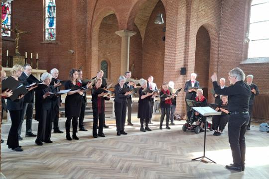 Renaissance projectkoor ICP met Bernhard Touwen 2024. Foto: ICP