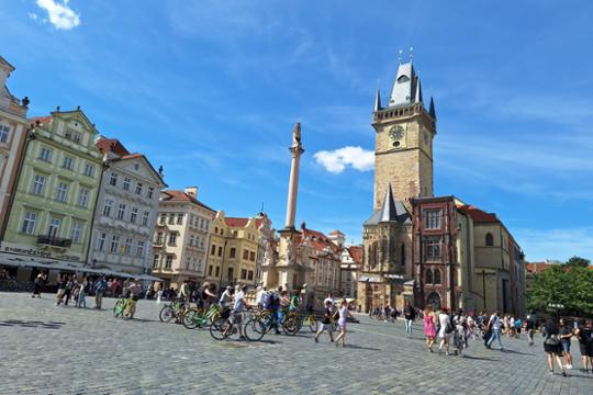 Staroměstské náměstí (oude stadsplein) Praag. Foto: ICP