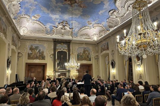 Concert in de Spiegelzaal van Slot Dobris. Foto: ICP