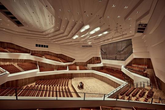 Konzertsaal Kulturpalast Dresden. Foto: Markenfotografie