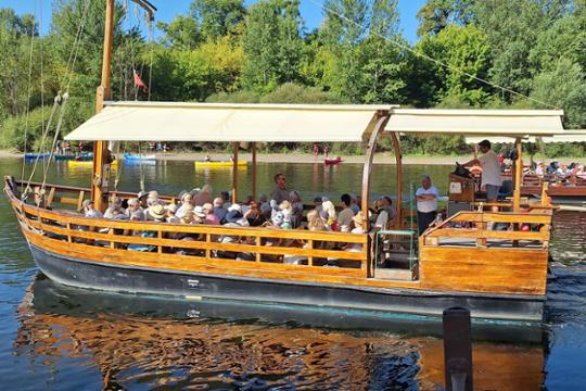 Varen over de Dordogne. Foto: ICP