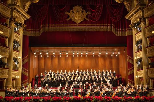 Koor en orkest Scala Milaan