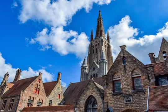 Toren van de Sint Salvatorskathedraal Brugge