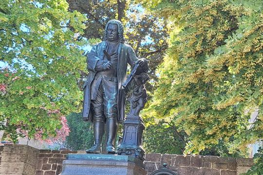 Standbeeld J.S. Bach bij Bachhaus Eisenach. Foto: ICP